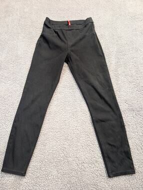 Spanx Pants Women's Size M Black Tummy Control Stretch Pants (0814)
